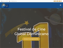 Tablet Screenshot of festivaldecineglobal.org
